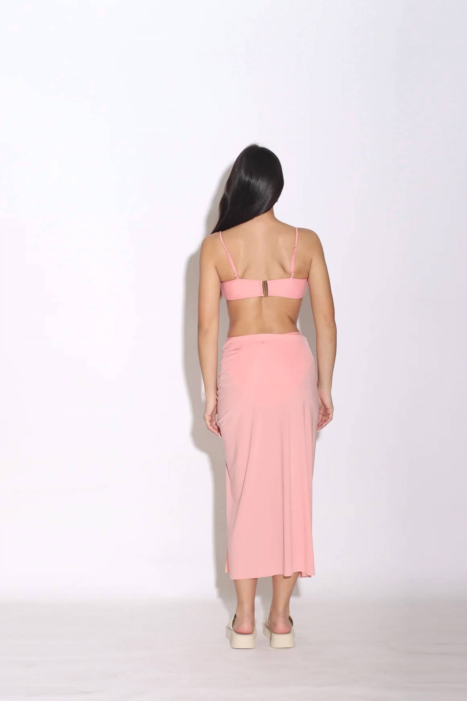 Vix - SOLID BELA MIDI SKIRT