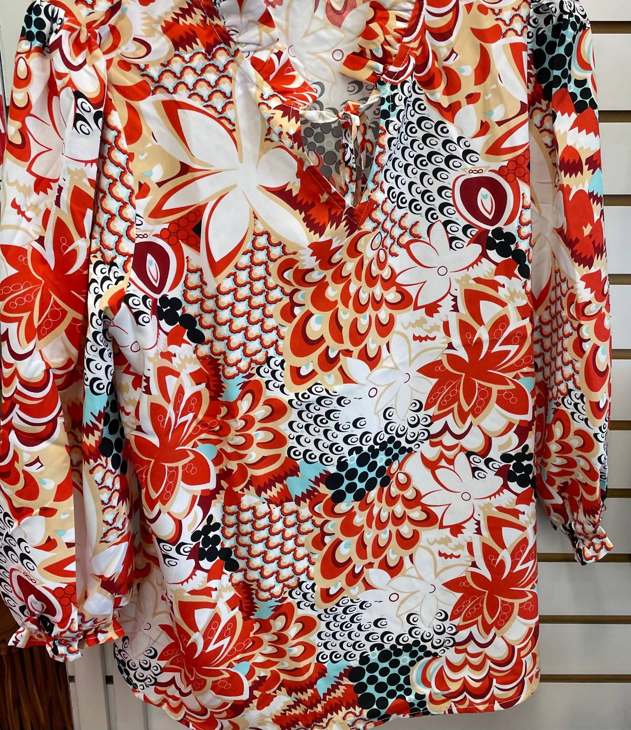Jodifl - Print Top With Self-tie Neck