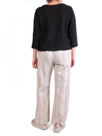 Cut Loose - Pocket Three Quarter Sleeve Shell Top