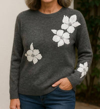 Picadilly - Floral Sequin Embroidered Top