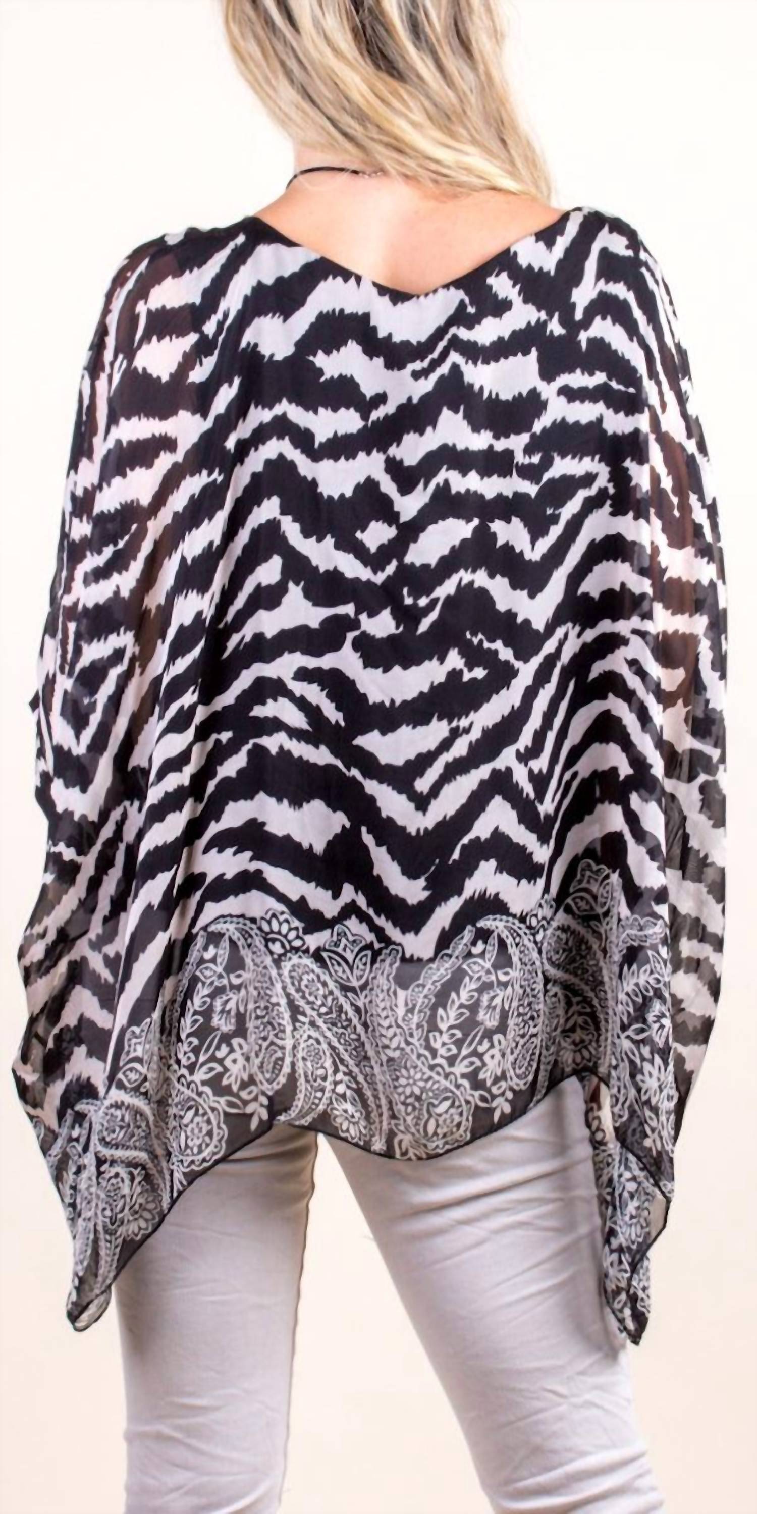 Gigi Moda - Seta Unica Kaftan Top