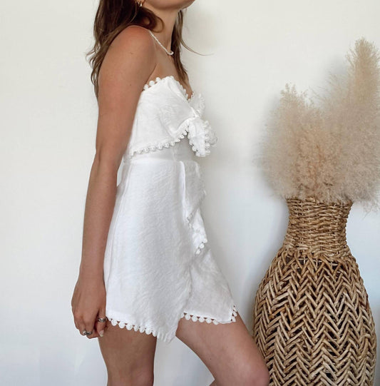 One And Only Collective - Celina Strapless Eyelet Romper