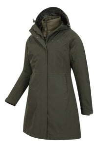 Mountain Hardwear Alaskan 3-in-1 Waterproof Coat in 1 waterproof coat women s in green - women's jacket - view 5