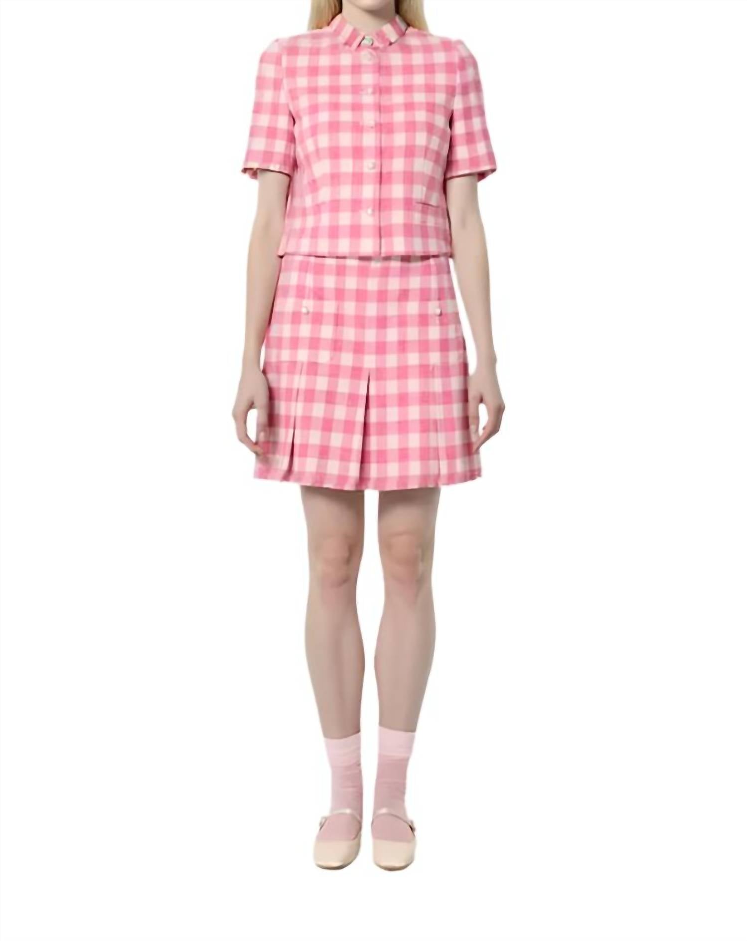 Tara Jarmon - Vanita Gingham Jacket