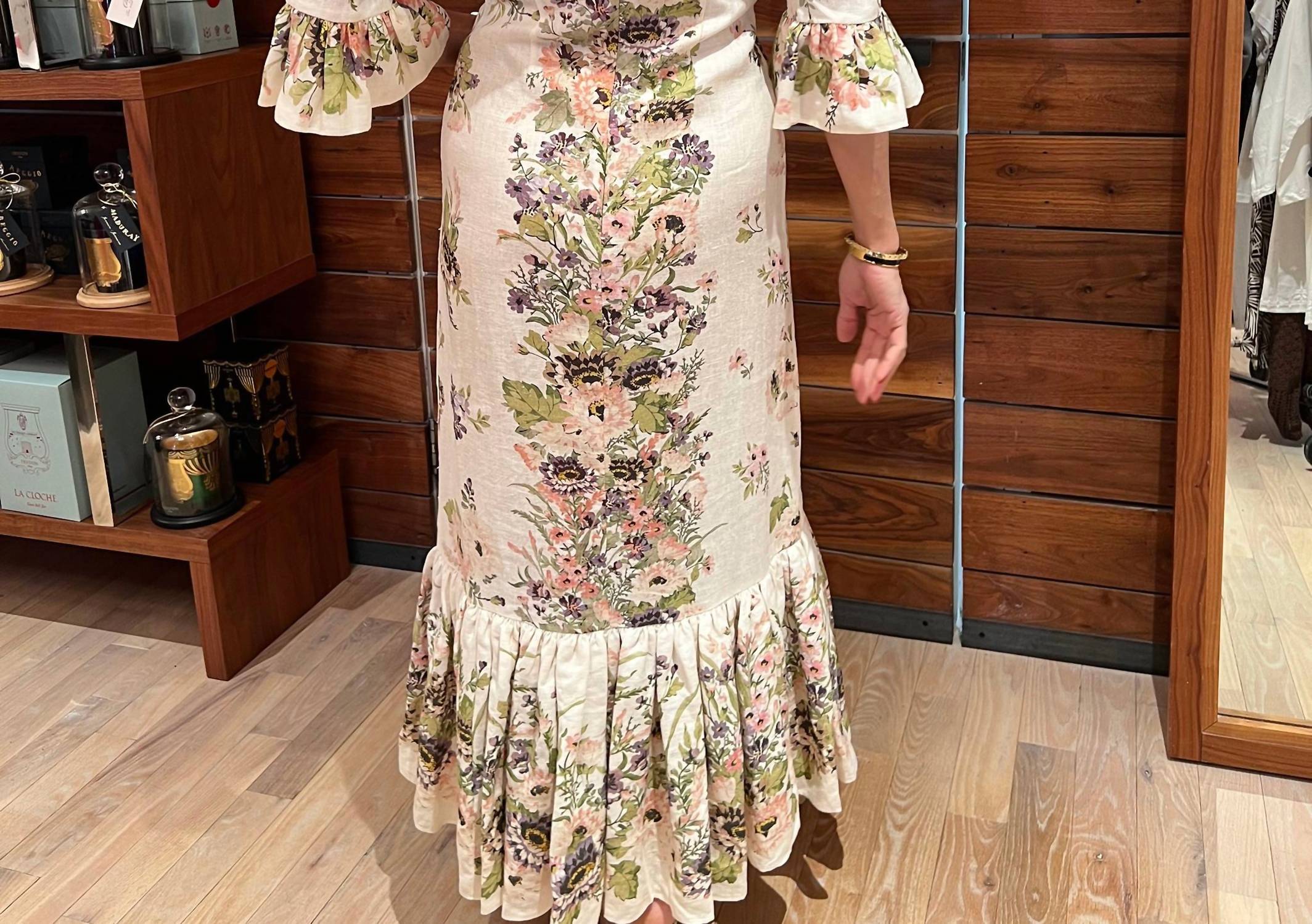 Zimmermann - Halliday Frill Sleeve Dress