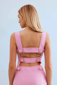 Leo & Ugo - Nina Open Back Midi Dress