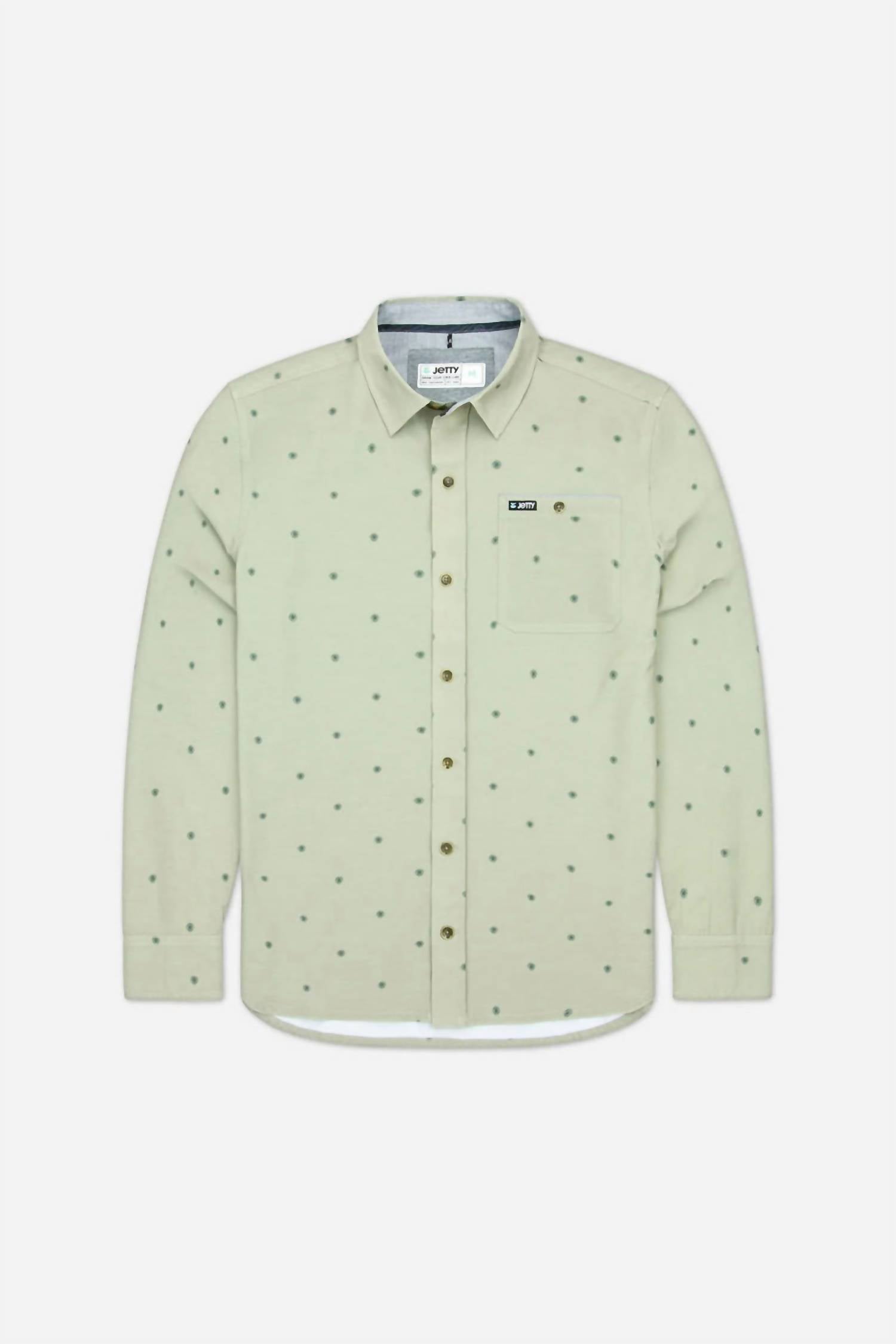 Jetty - Men's Longwood Stretch Longsleeve Woven Shirt