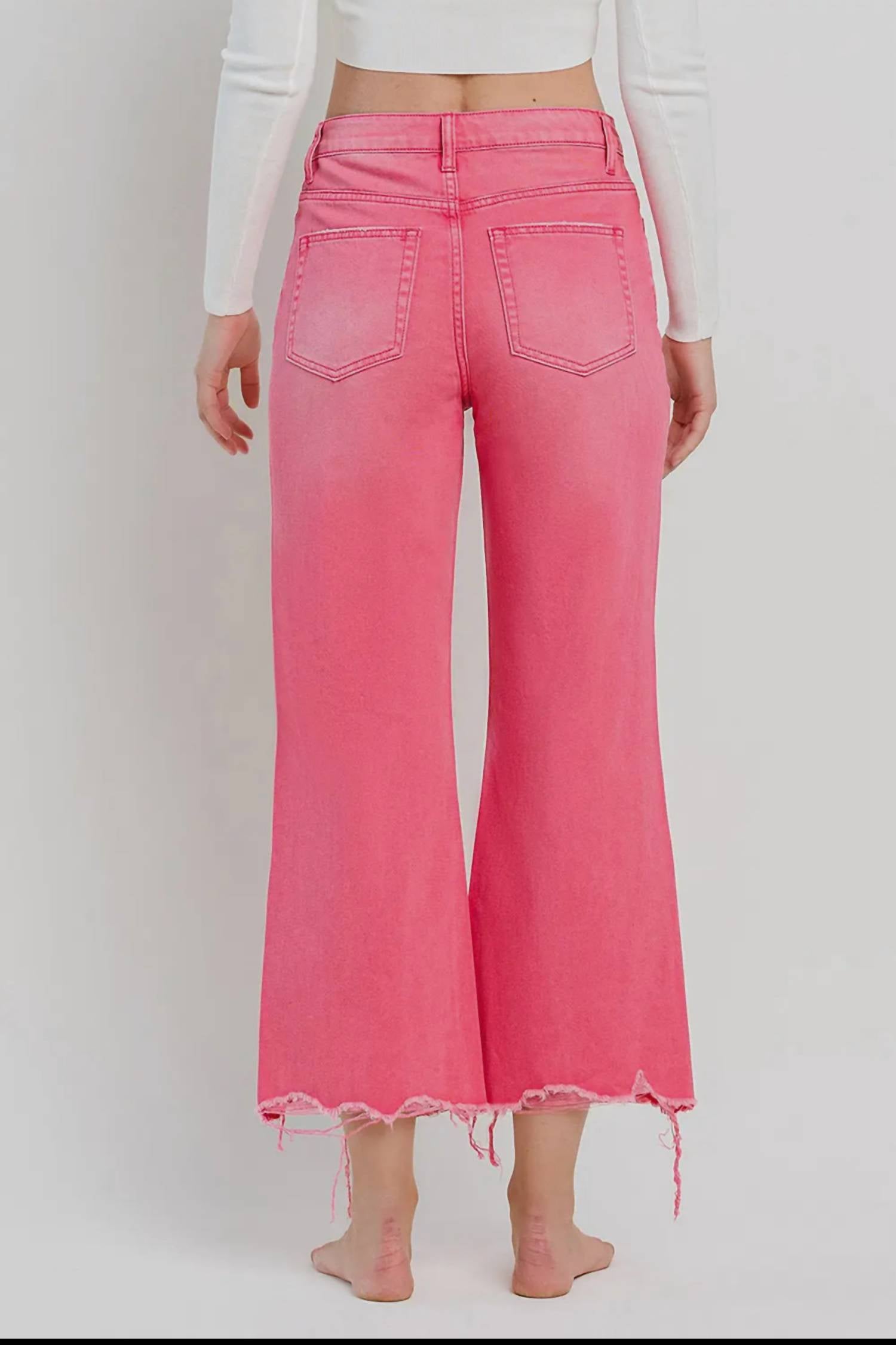 Vervet By Flying Monkey - 90's Vintage High Rise Crop Flare Jeans