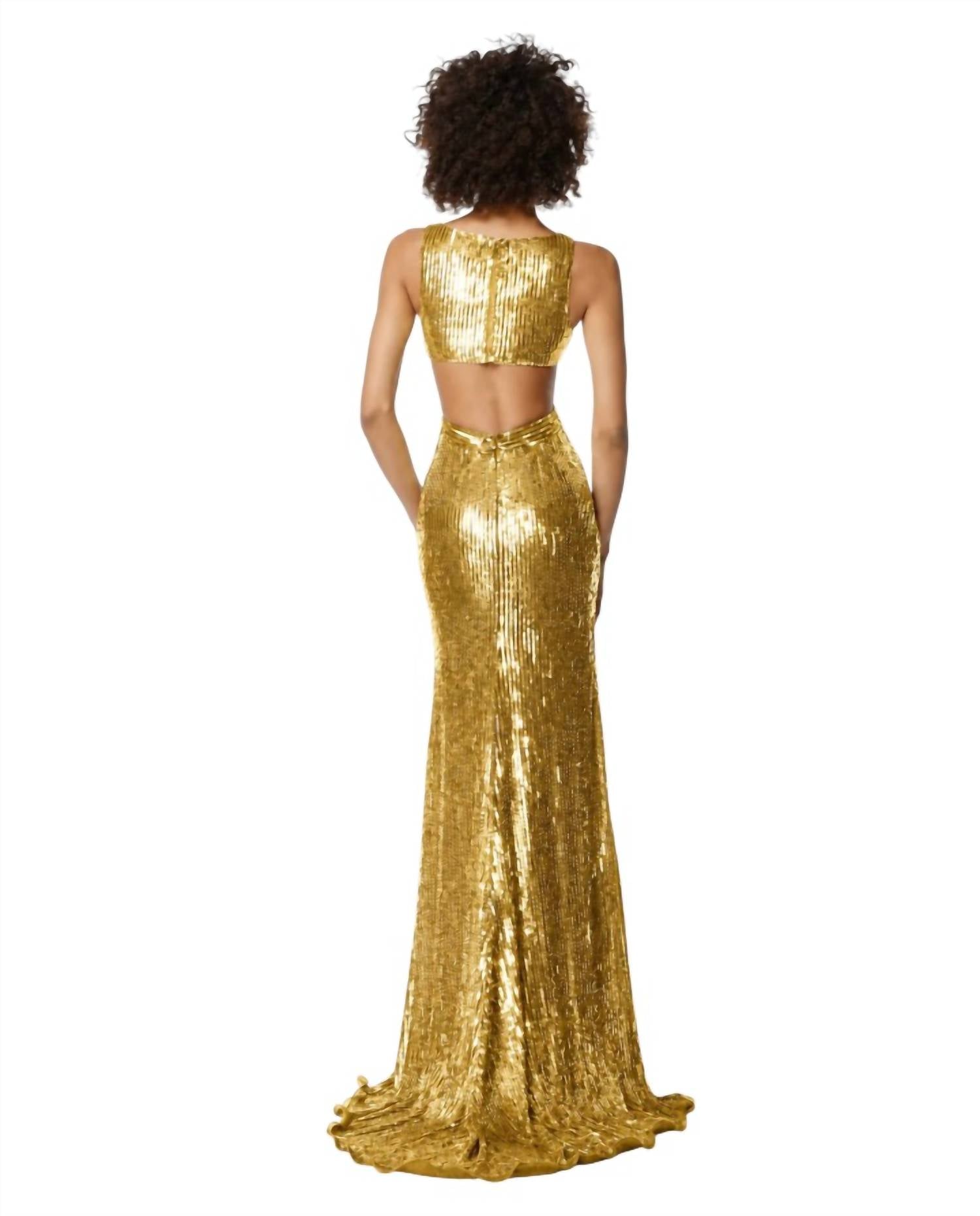 Sherri Hill - Sequin Sleeveless Gown