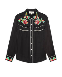 The Great. - Heirloom Rose Western Shirt