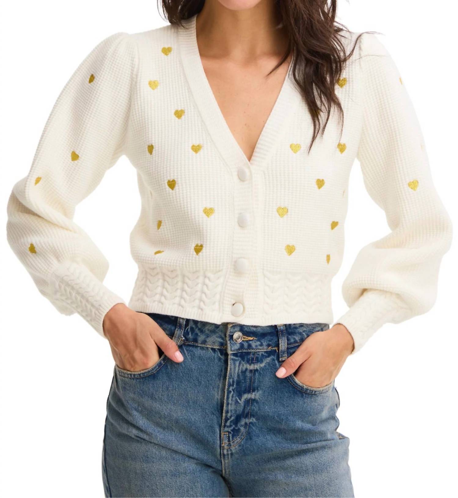 Allison New York - Hearts Piper Cardigan