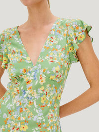 Rails Gigi Dress in green meadow - women's dress - alternate view