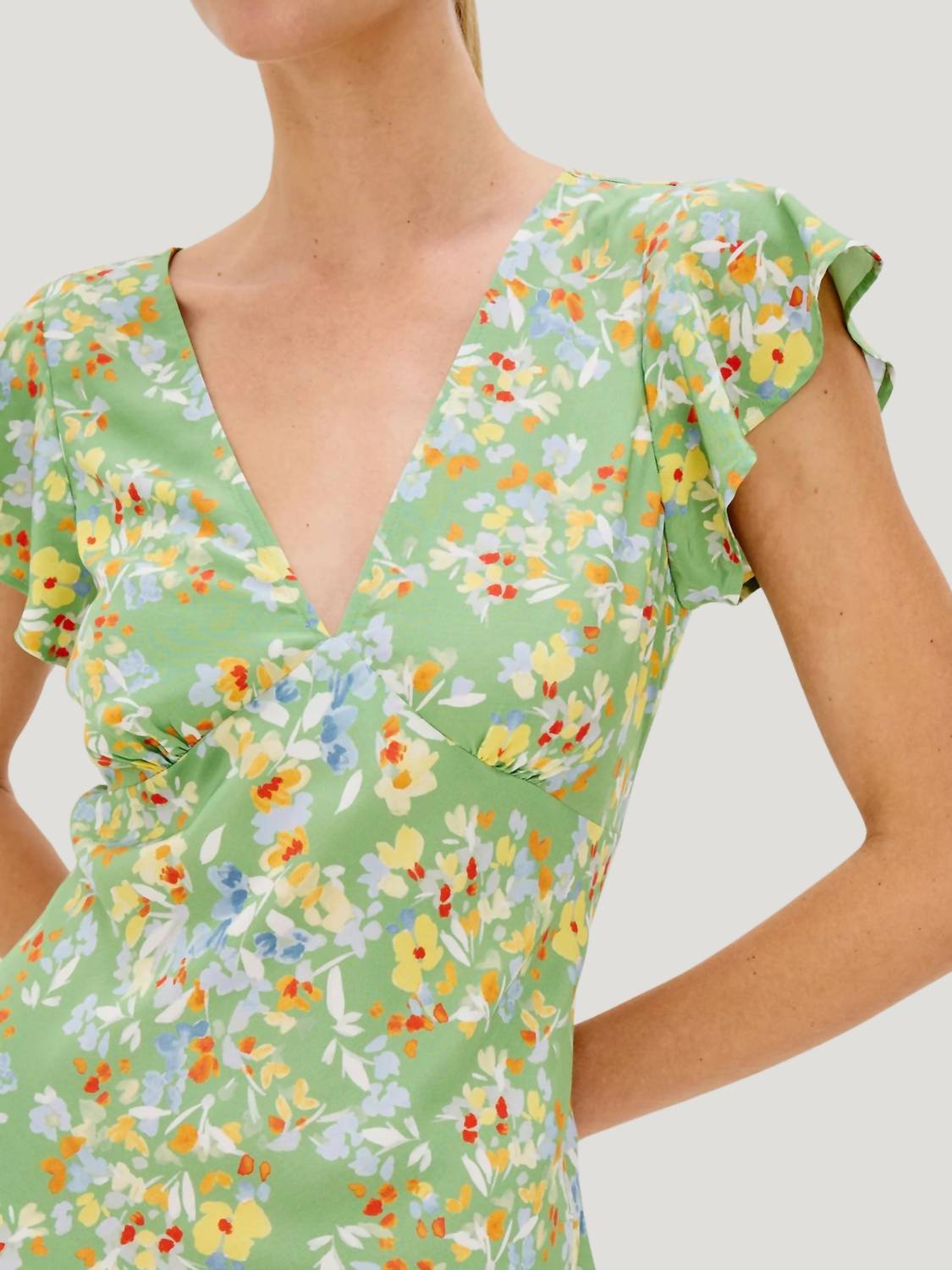 Rails Gigi Dress in green meadow - women's dress - alternate view