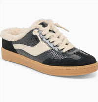 Dolce Vita Women's Notice plush slip on Sneaker in black - women's sneaker