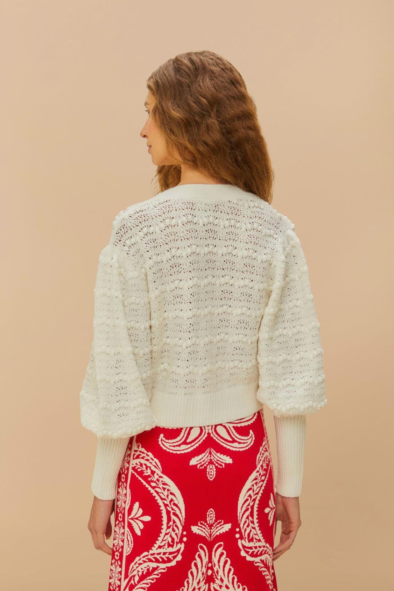 Farm Rio - Mix Lace Stitch Cardigan
