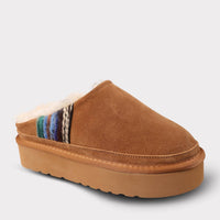 Lamo Women's Jane Slip On Platform Slipper in chestnut multi - women's shoe - alternate view