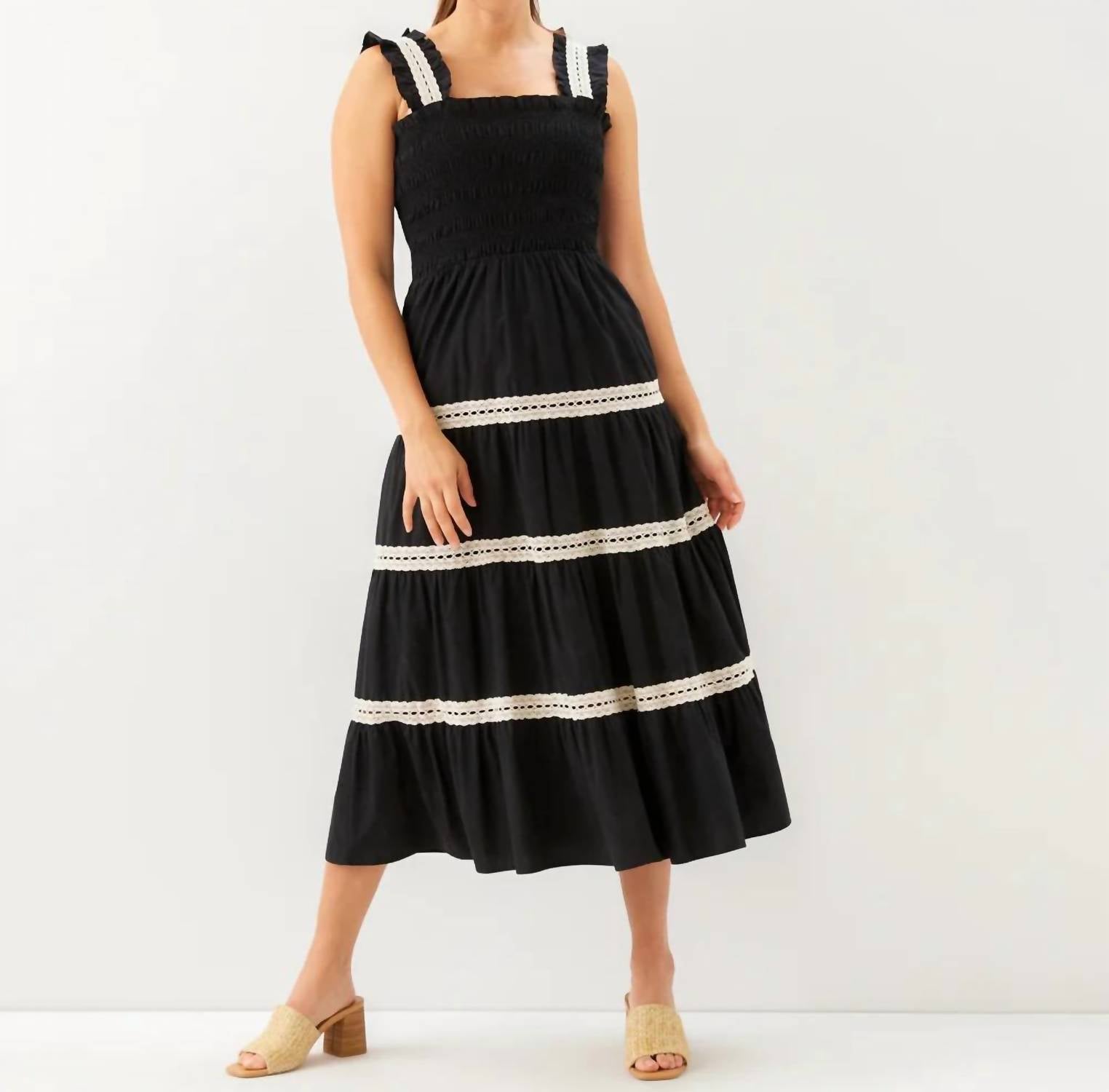 Karen Kane - Sleeveless Tiered Midi Dress