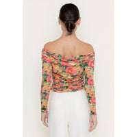 Fore Collection - Romantic Off The Shoulder Top