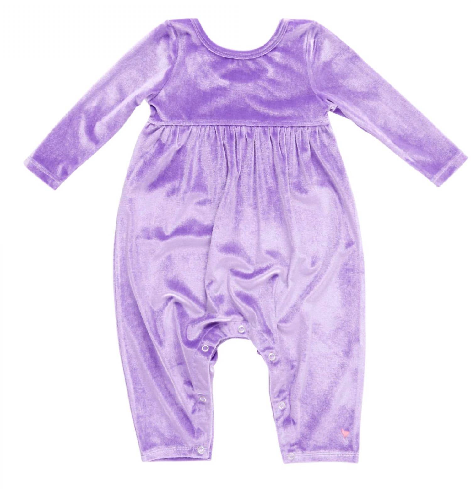 Pink Chicken - Baby Girl's Velour Steph Jumper