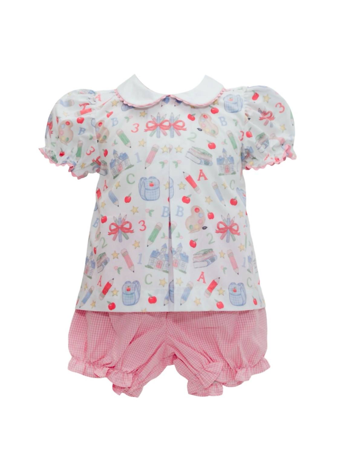 Krewe - Girl's School Days Pleat Bloomer Set