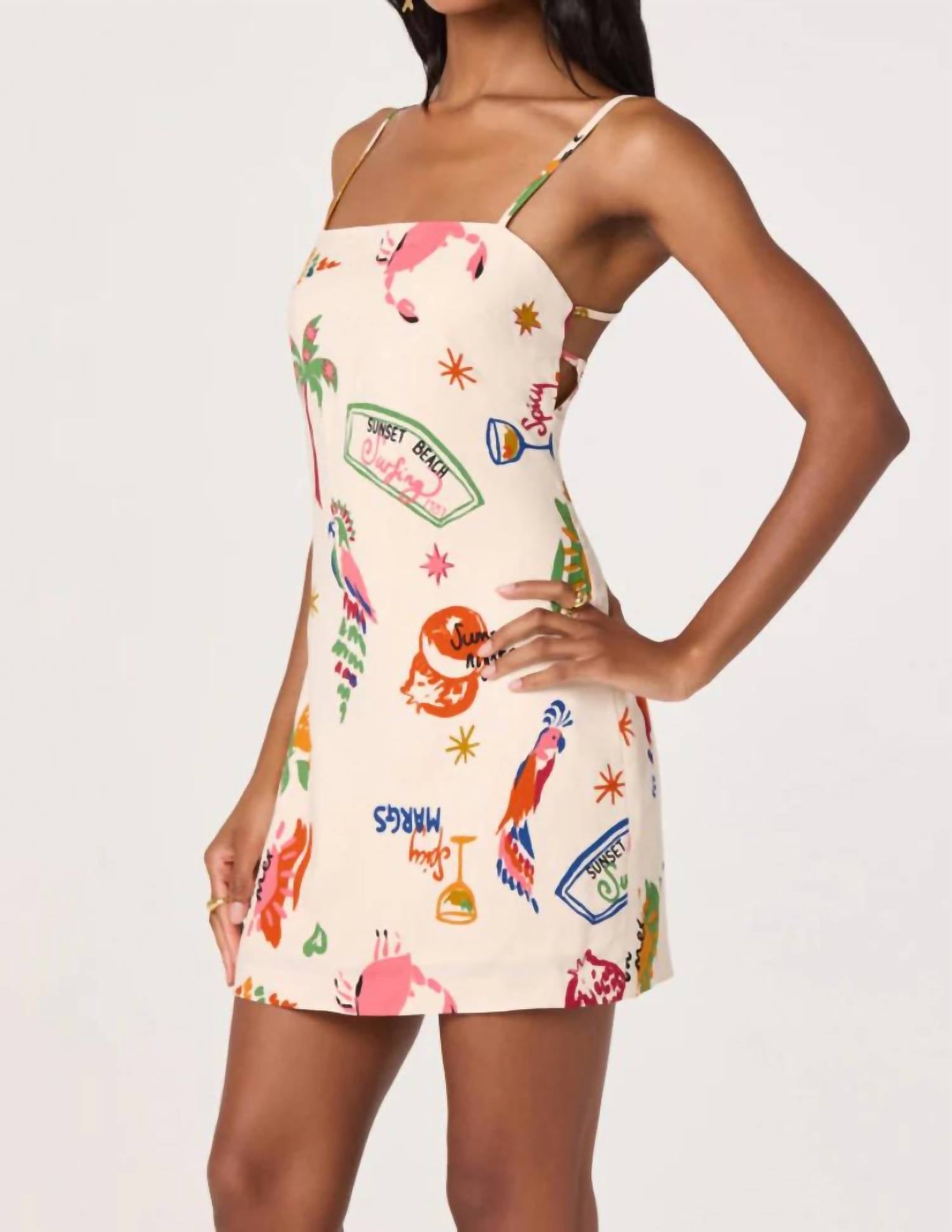 Astr - Valencia Open Back Dress