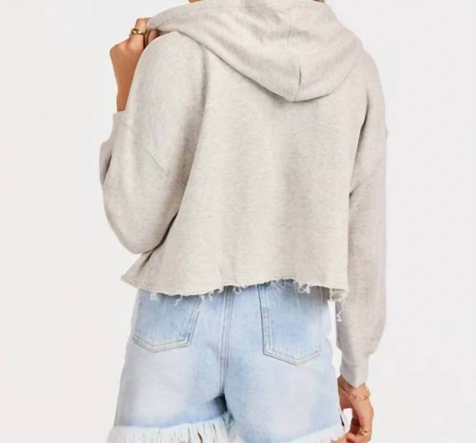 Sadie & Sage - Nora Zip Front Hoodie