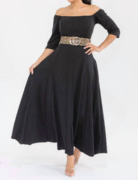 Karen T Design - Off The Shoulder Maxi Dress