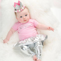 Sweet Wink - Newborn Girls Skirted Leggings