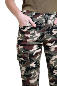 Umgee - Camo High Waist Skinny Pant