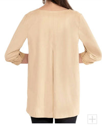 Gretchen Scott - Ultra Suede Swing Top