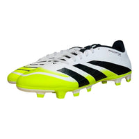 adidas Men's Predator Club Fg/mg Soccer Cleat Shoes in white black - men's shoe