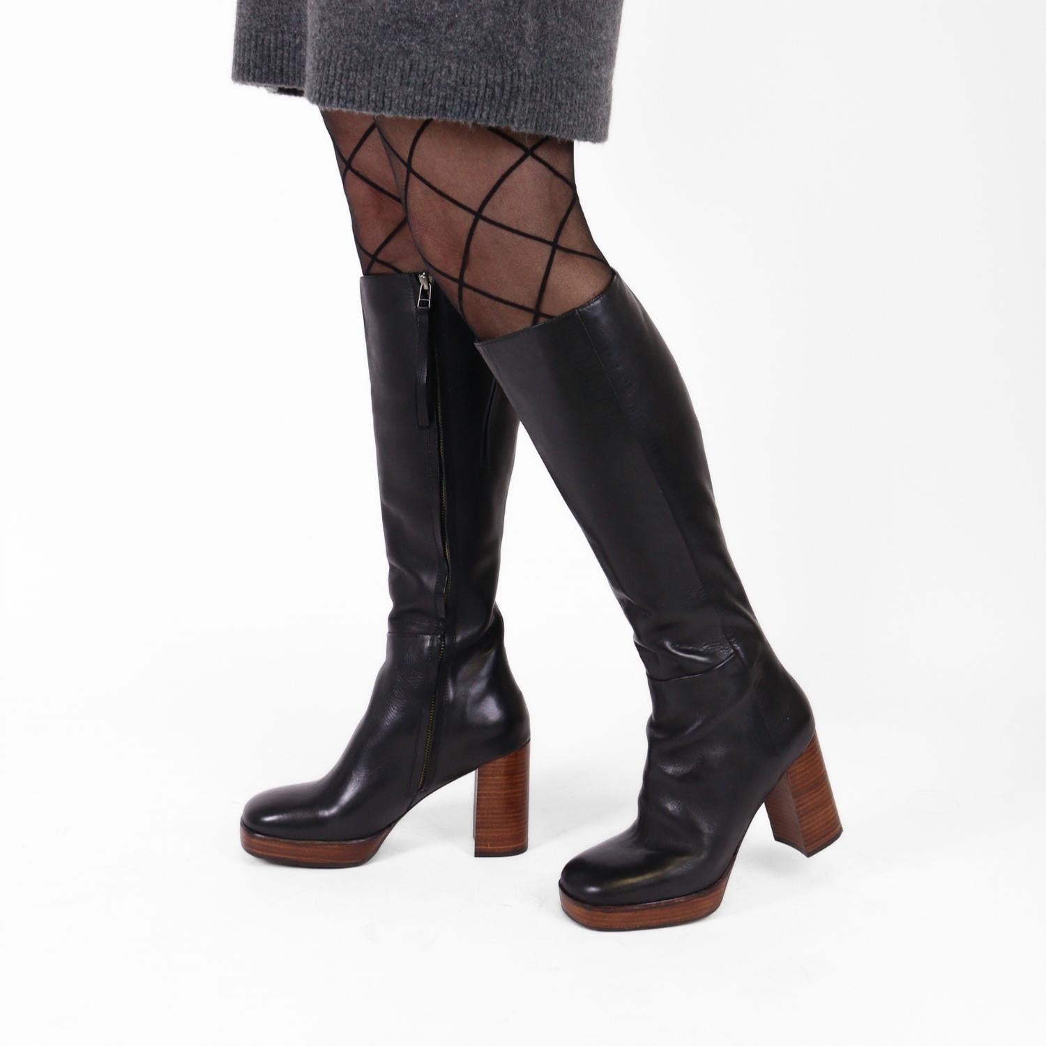 ALL BLACK Women's High Style Boots in black - women's shoe - view 7