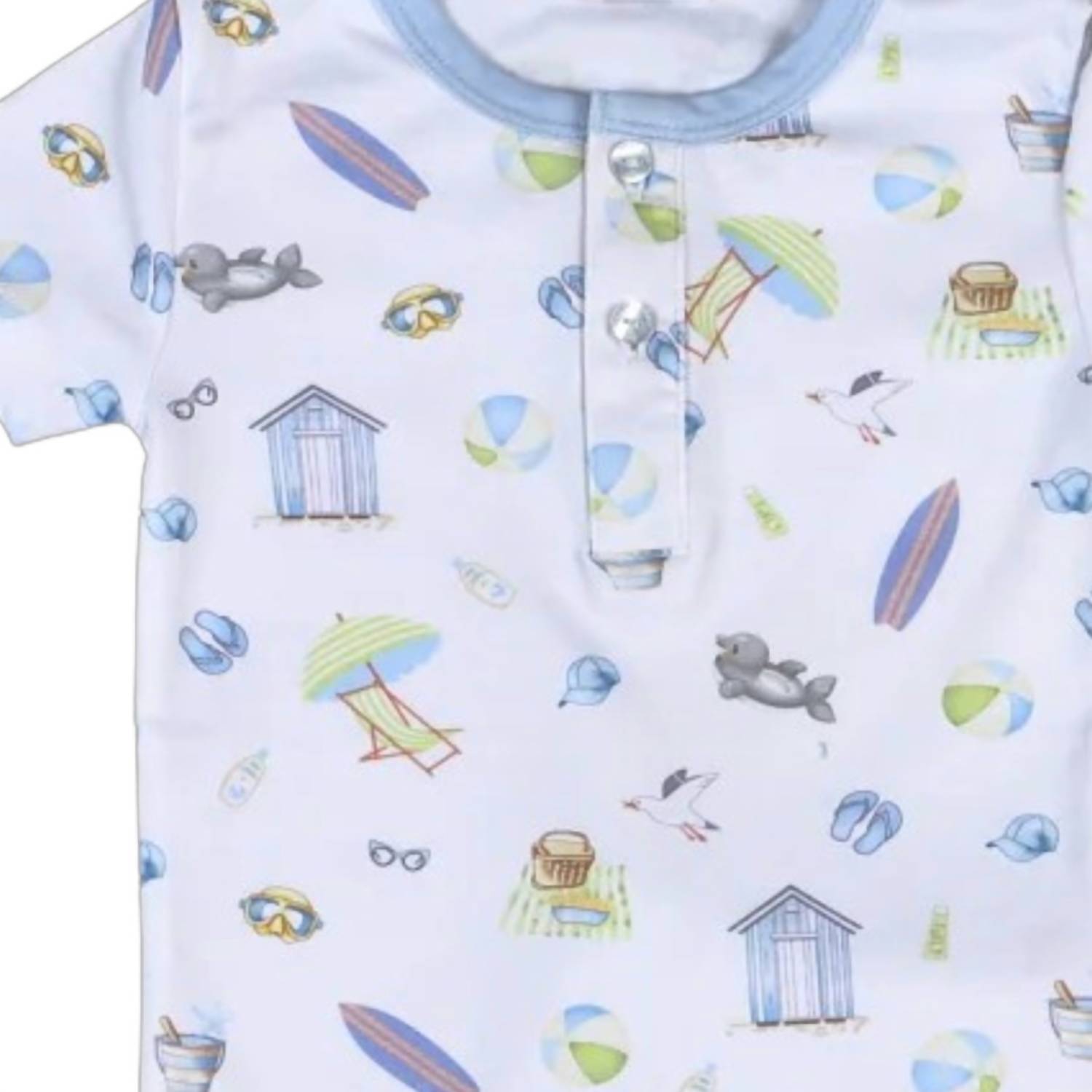 Baby Loren - Boy's Sandy Toes Two Piece Pajamas