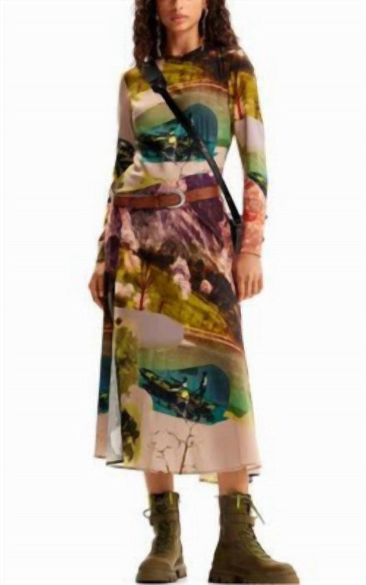 Desigual - M. Christian Lacroix Collage Midi Dress