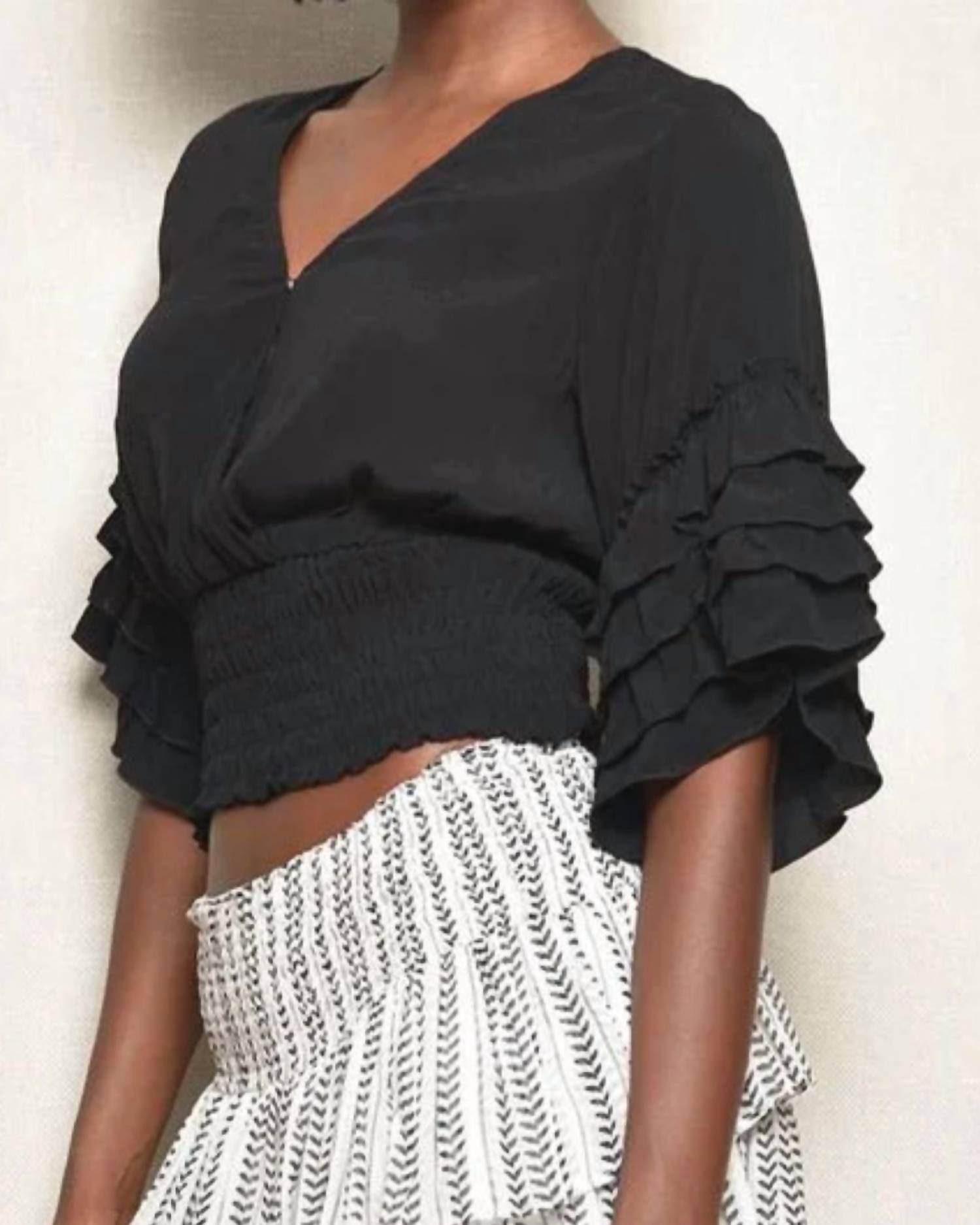 Muche & Muchette - Ruffles Sleeve Top