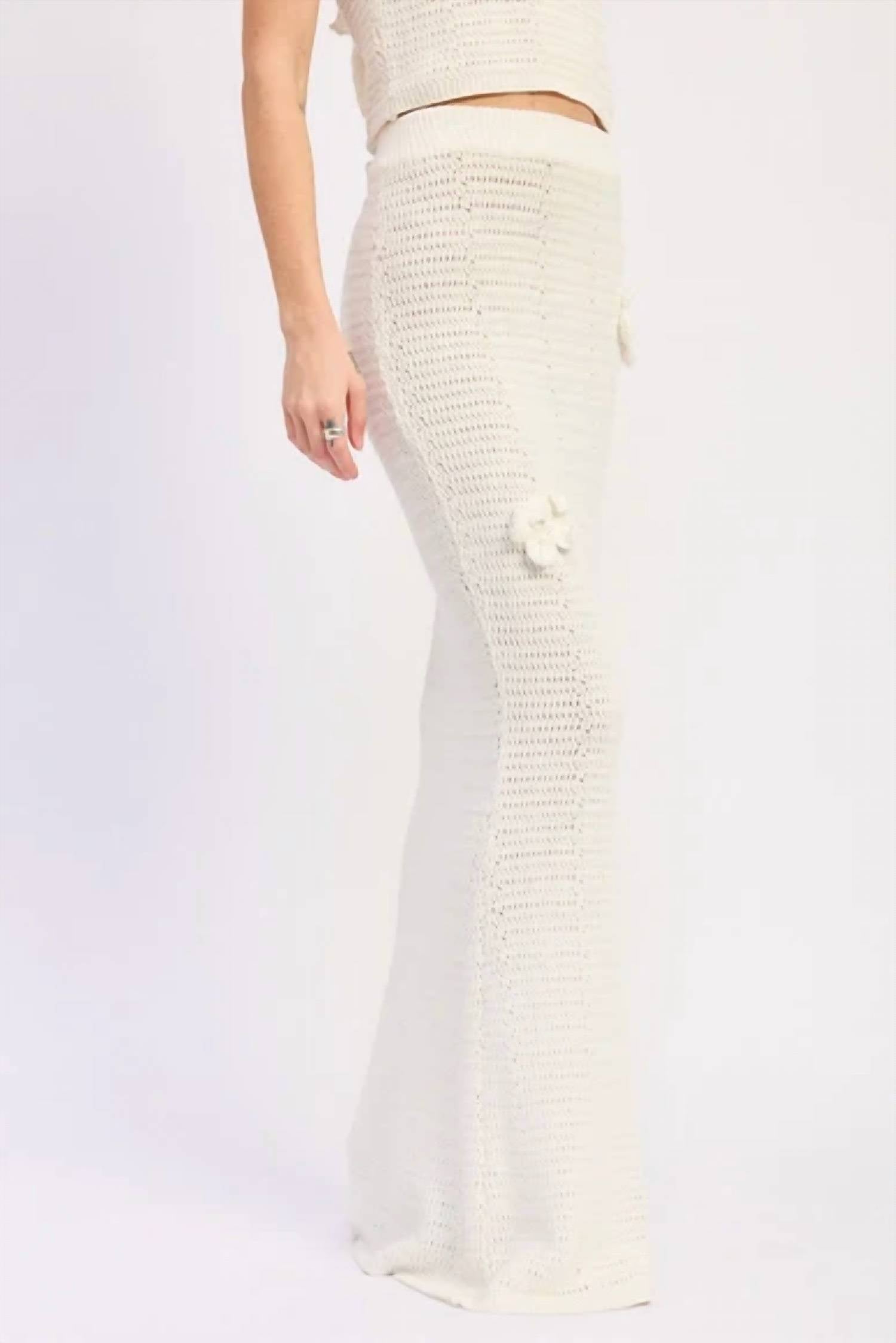Emory Park - Calista Crochet Maxi Skirt