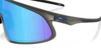 Oakley Men's Rslv Sunglasses in matte grey smoke prizm sapphire lens - men's accessory - view 6