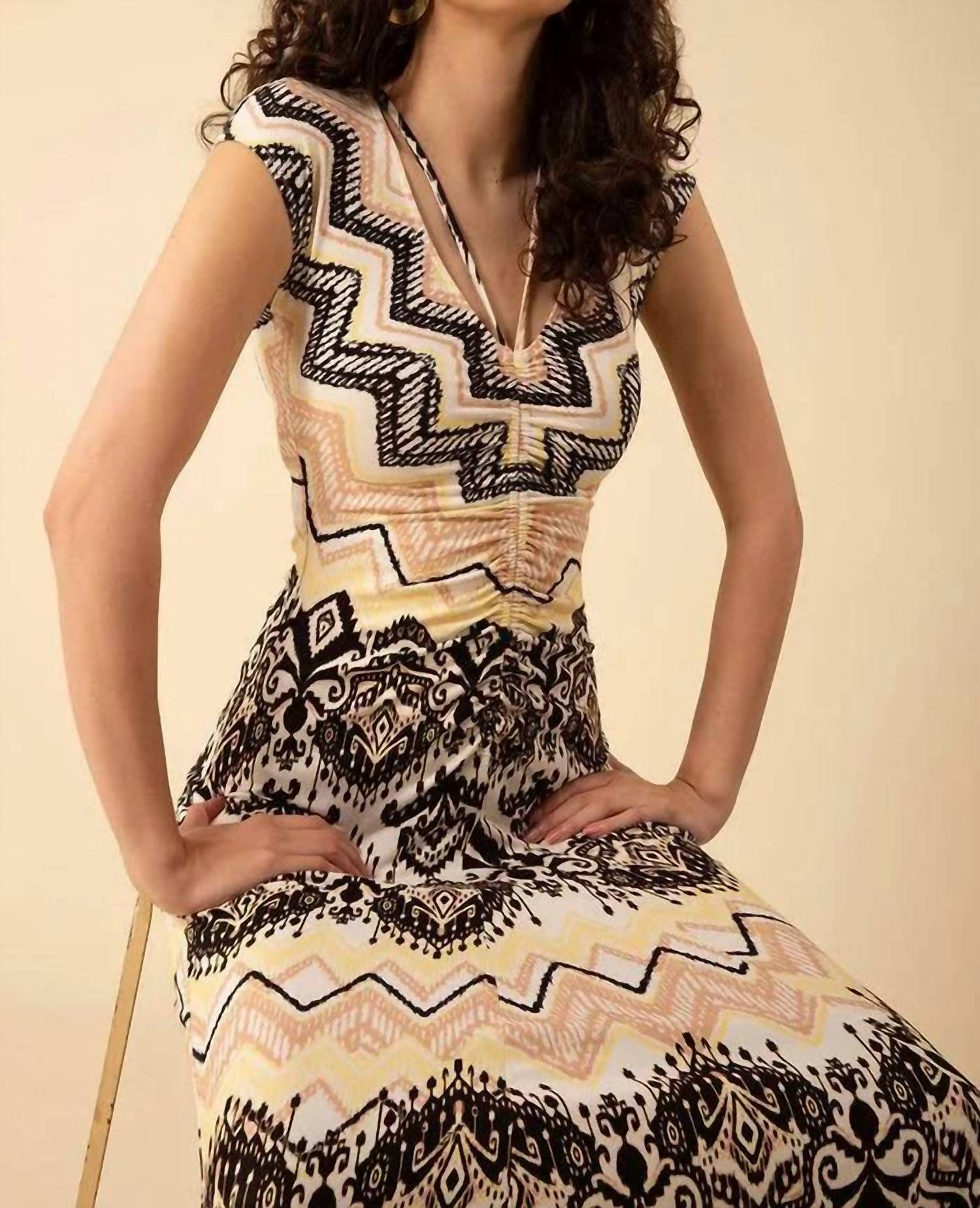 Hale Bob - Angela Shirred Maxi