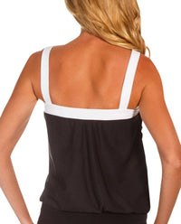 Miraclesuit - Colorblock D-cup Breezy Tankini Top