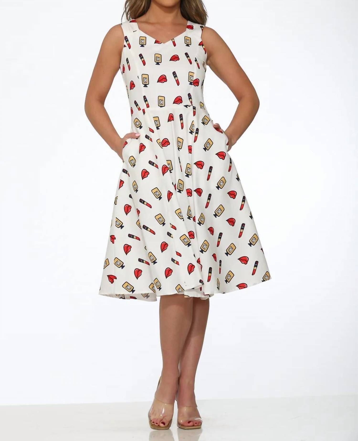 Orchid Bloom - Midi Swing Dress