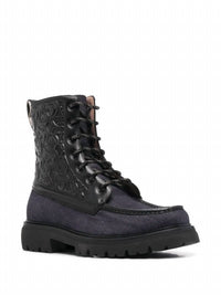 Salvatore Ferragamo - Men's Gancini Combat Boots