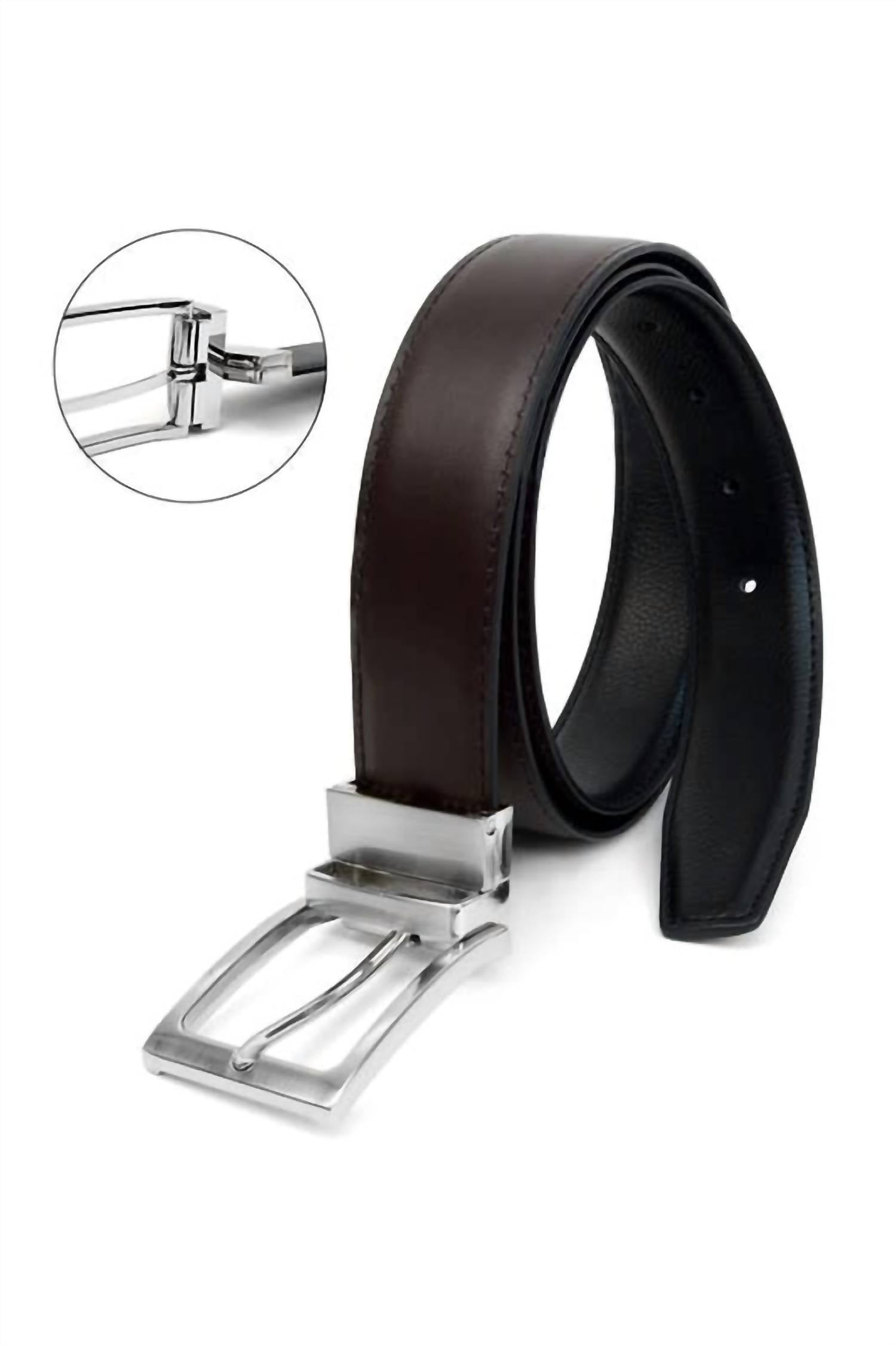 Selini New York - Men's Reversible Genuine Leather Belt