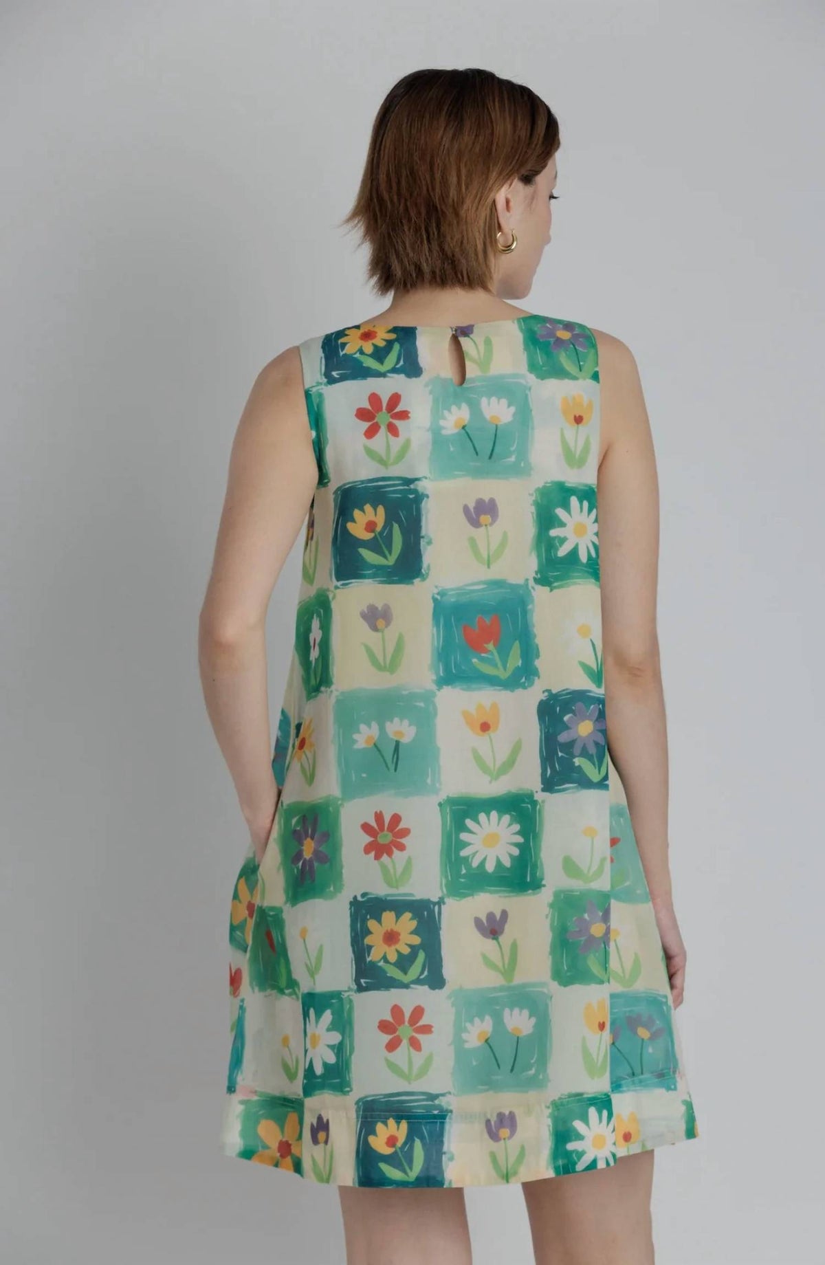 Aureum - Women's Maya Flower Print Mini Dress