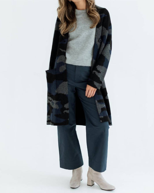 Kinross - Camo One-button Cardigan