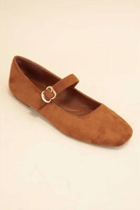 CCOCCI Women's Charlotte Mary Jane Flats in tan - women's flats