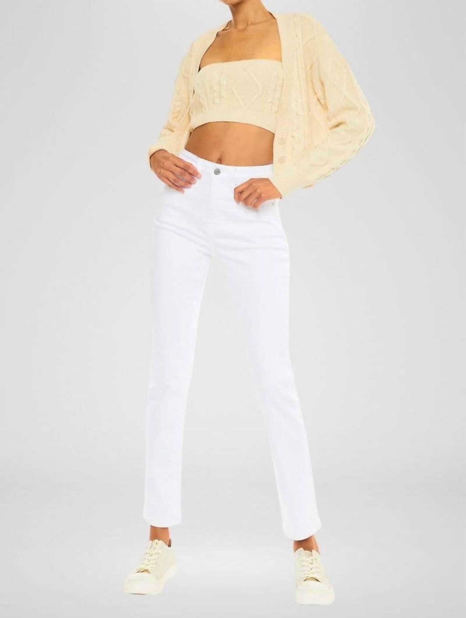 Kancan - Open Pack High Rise Slim Straight Jeans