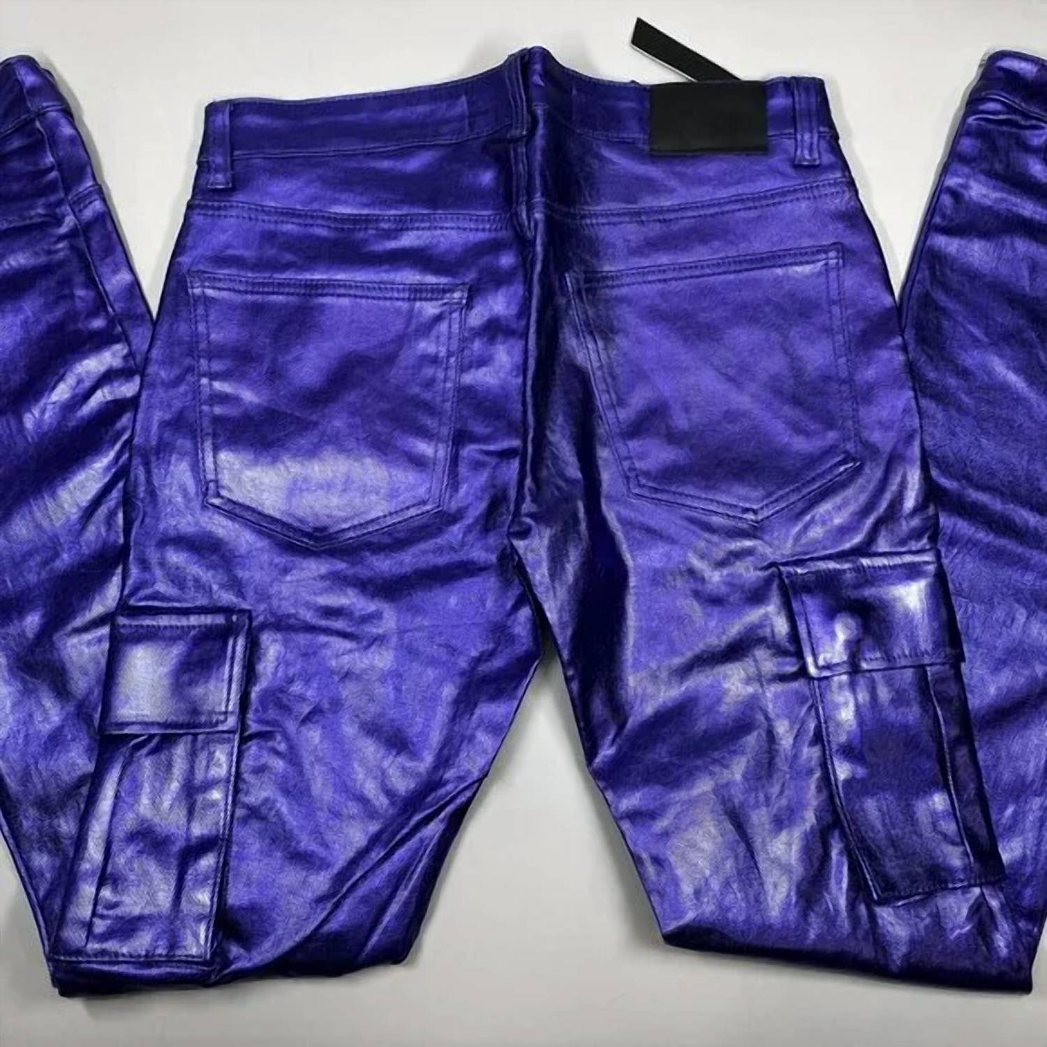Valabasas - Unisex Van Gogh Wax Flare Cargo Stacked Jeans