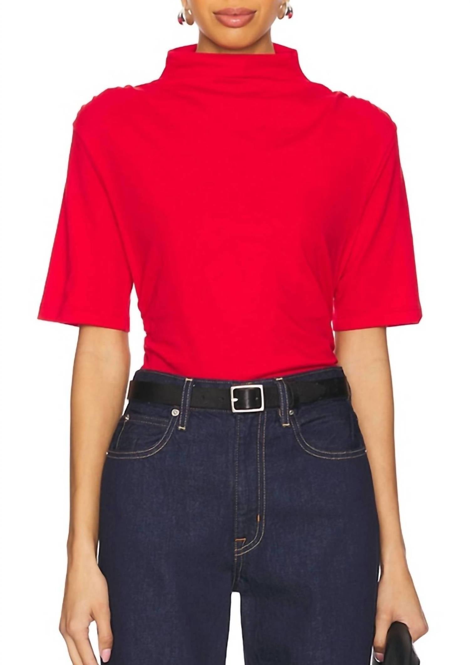 Nation Ltd - Reed Mock Neck Top
