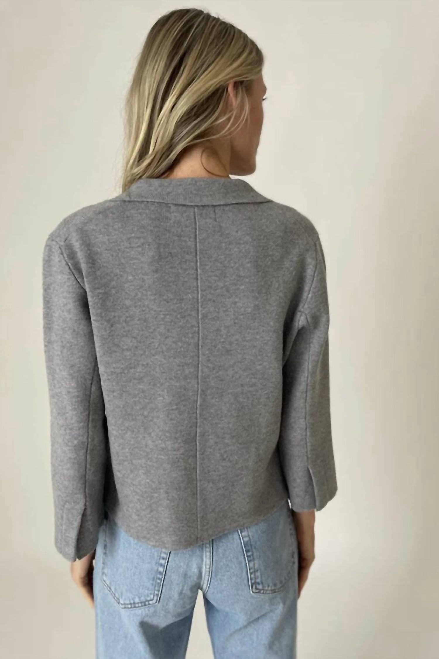 Six/Fifty - Louisa Sleeve Knit Blazer
