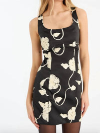 Rotate - 3d Flower Mini Dress